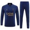 Paris Saint-Germain Training Huppari 2023-24 Neljännes Zip Navy - Lasten